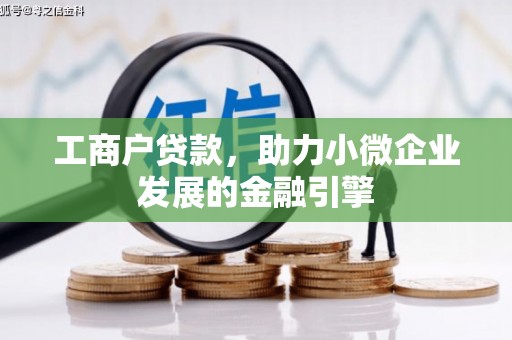 湖州工商户贷款，助力小微企业发展的金融引擎