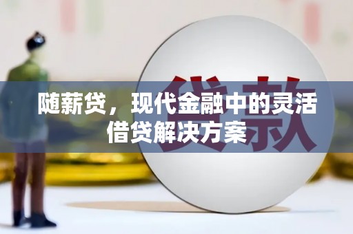 湖州随薪贷，现代金融中的灵活借贷解决方案