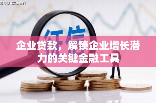 湖州企业贷款，解锁企业增长潜力的关键金融工具
