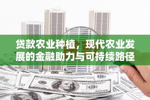 湖州贷款农业种植，现代农业发展的金融助力与可持续路径