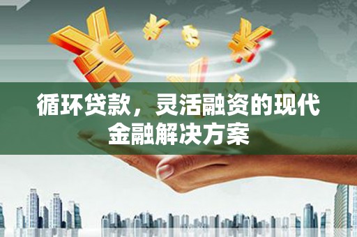 湖州循环贷款，灵活融资的现代金融解决方案