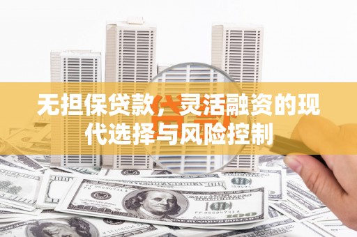 湖州无担保贷款，灵活融资的现代选择与风险控制