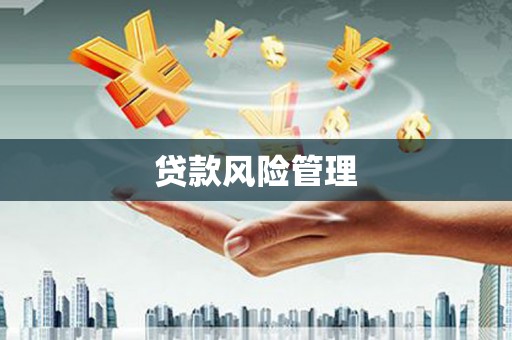 湖州贷款风险管理