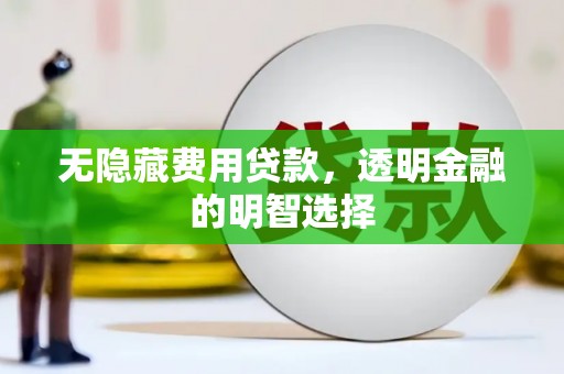 湖州无隐藏费用贷款，透明金融的明智选择