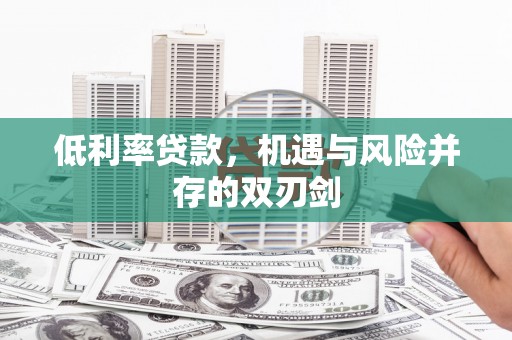 湖州低利率贷款，机遇与风险并存的双刃剑